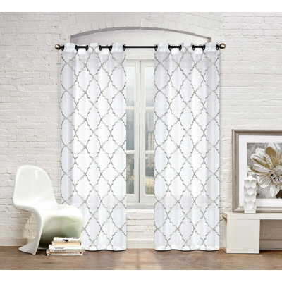 Lillias Sheer Curtain Pair