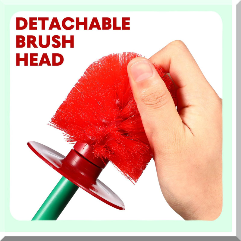 CherryClean Compact Bathroom Brush Set