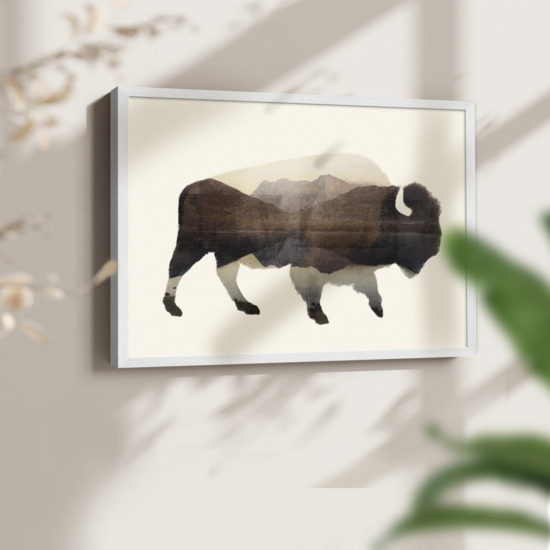 The Wilderness I - reproduction encadrée - réaménageable, H 22 po x l 28 po, Blanc