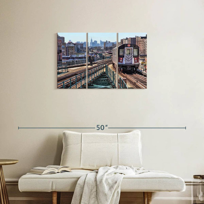New York Subway Train, 20" H x 33" W
