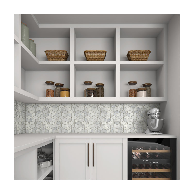 Daltile Sublimity Natural Stone Cubist Honed Mosaic (10 PC Per Carton) (8.00 SQFT Per Carton)