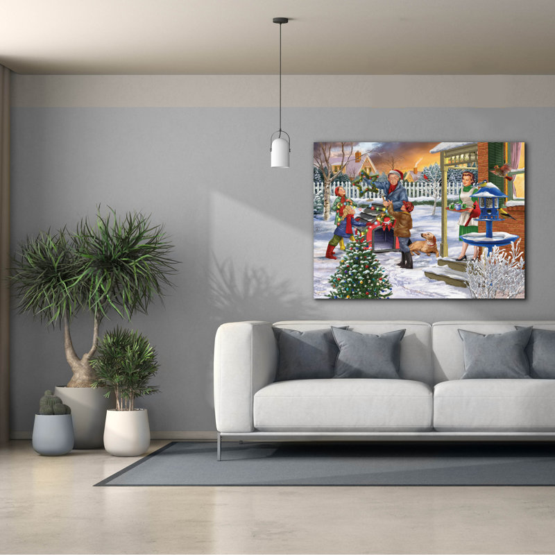 Toile épique Graffiti «Decking The Doghouse» par Bigelow, 24 po x 20 po, H 40 po x l 54 po x P 1,5 po