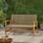 Hampton Wood + Wicker Loveseat