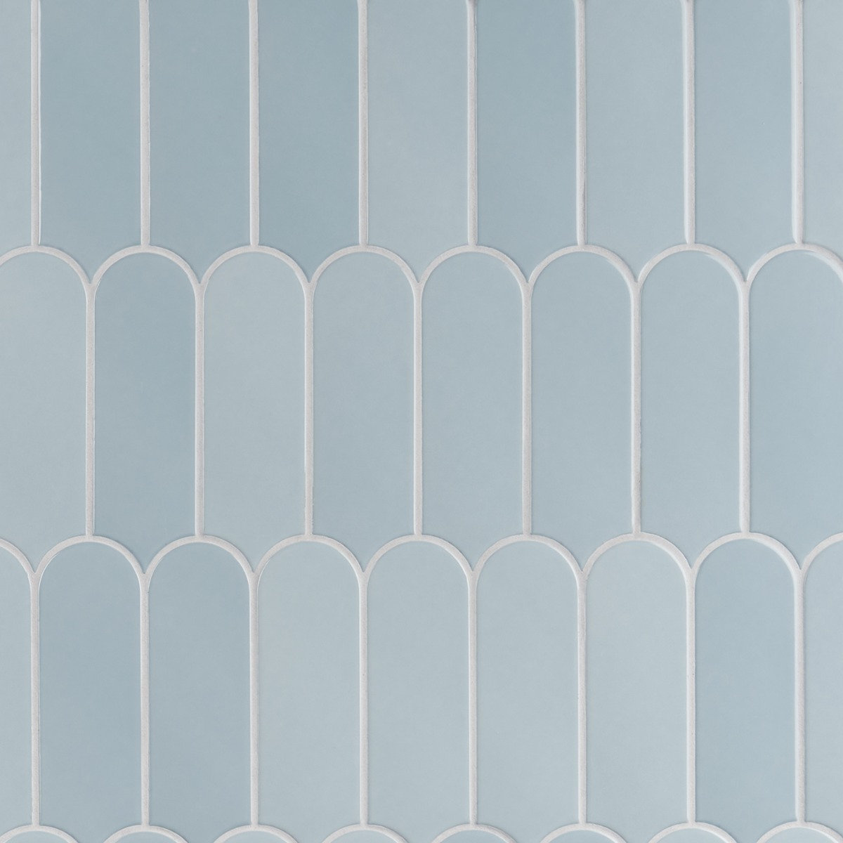 Bond Tile Airy 2.83 in. x 7.67 in. Polished Ceramic Fishscale Wall Tile (5.15 Sq. Ft. / Case), Blue