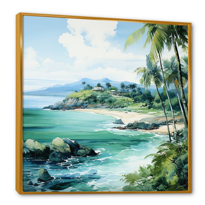 Tropical Beach Escape 2 - Coastal Tropical Wall Art