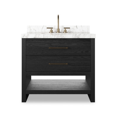 Anthem Single Vanity-Carrara Marble