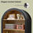 Aterlia 80.9" Arched Storage Bookcase-1799064748