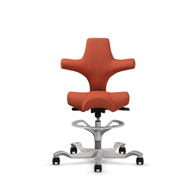 Fauteuil réglable en hauteur avec repose-pieds HœG Capisco