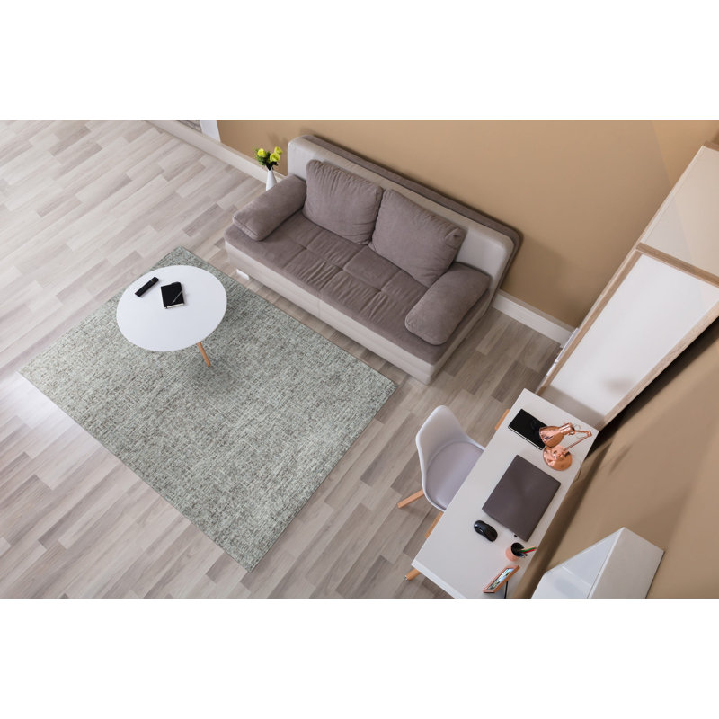 Hand Tufted Wool Area Rug, Tan