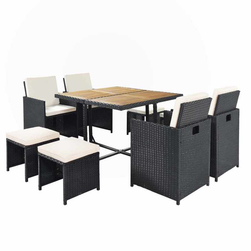 Ensemble repas carré L 43,30 po x l 43,30 po Ellanie