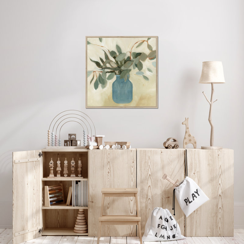 Arrangement II by Emma Scarvey - Painting, 80cm H x 80cm W, Natural Wood Framed Paper Print