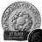 Endurathane Sydney Ceiling Medallion, 27 3/4"OD x 2"P (Fits Canopies up to 5 3/4"), Hand-Painted Jet Black Finish-29016960