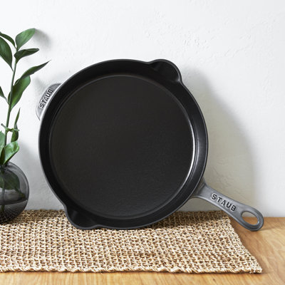 Pans Cast Iron Traditional Deep Frypan