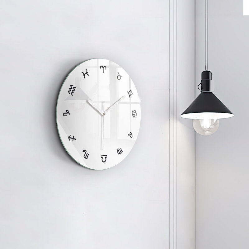Glass Wall Clock
