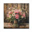Rustic Romance Wildflowers Bouquet I - Assortiment de bouquets de bois - Sur bois de pin naturel-1668780271