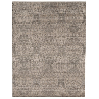 Hand Knotted Geometric Indoor Rug
