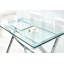 Bureau d'ordinateur en verre, table d'ordinateur portable en verre trempé transparent avec bureaux à bords arrondis, table de canapé