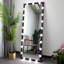 Miroir pleine grandeur avec lumières