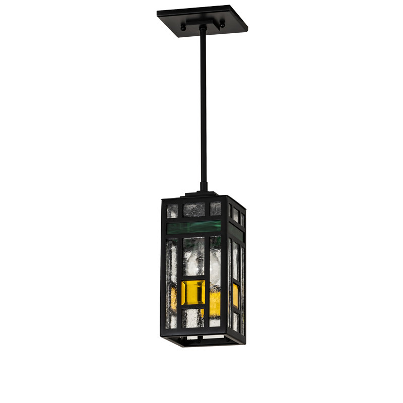 Luminaire suspendu rectangulaire 1 lumière