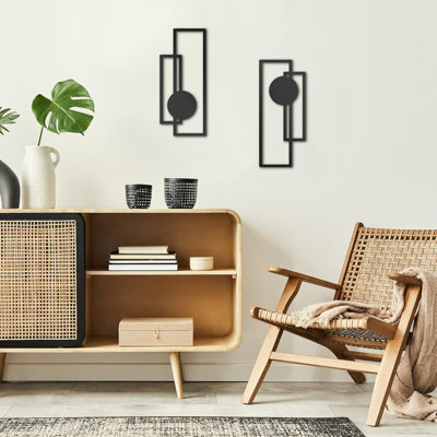 Small Metal Abstract Mural