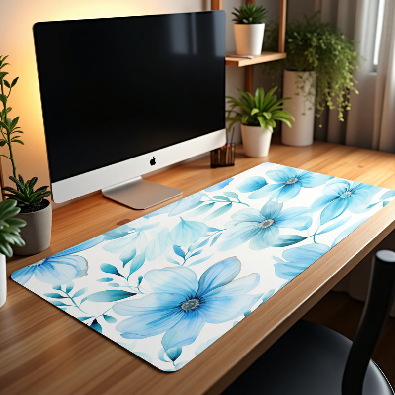 Polyester Desk Pad, 14.4x12.1