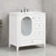 Armoire de meuble-lavabo 30 po avec trois tiroirs et porte-106781630