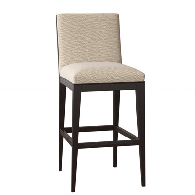 Logan Upholstered Counter Stool with Solid Wood Frame