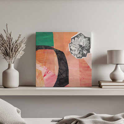 Collage Flower Field VII by Lindsey Newman Canvas Art Print