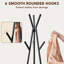 Metal Freestanding 6 - Hook Coat Rack-1495491434