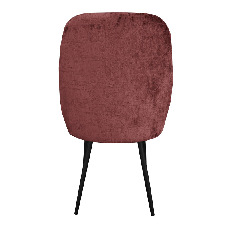 Misty 48cm H Upholstered Side Chair, Burgundy