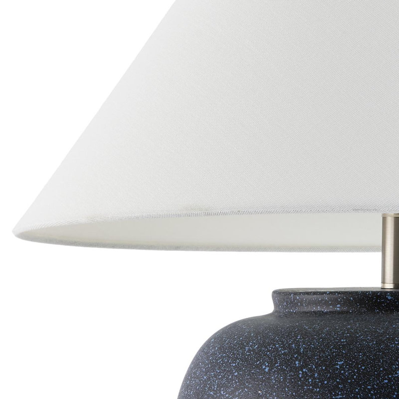 Trini Kiku Table Lamp, White, Blue