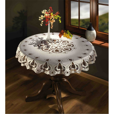 Dildy Polyester Floral Lace Doily