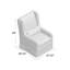 Easton Swivel Slipcovered Wingback Chair-1334056677