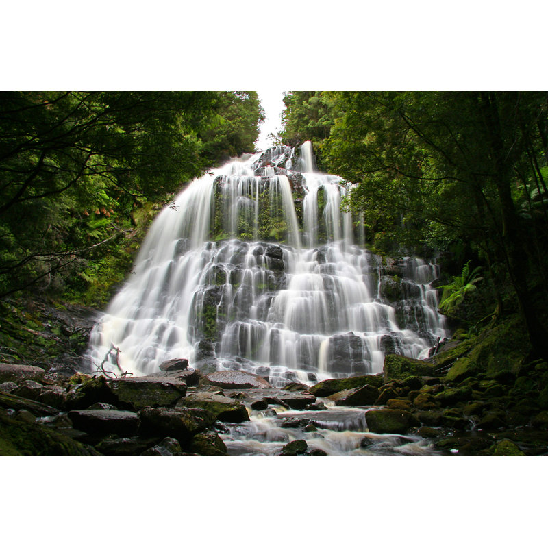 Waterfall Romance by Matejay - Wrapped Canvas Print, 20cm H x 30cm W x 3.8cm D