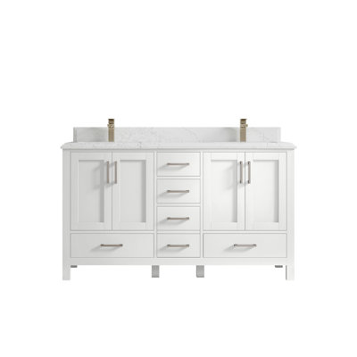 Ensemble de meuble-lavabo double 60 po Malibu