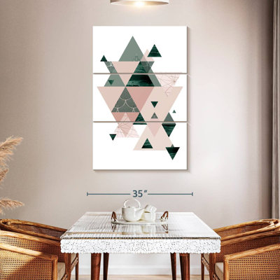 Avery Evergreen Blush Geo II