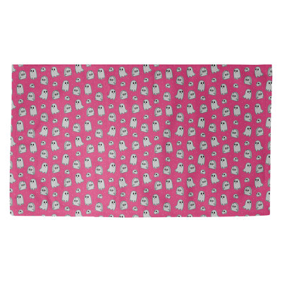 Tapis rose à motif de fantômes Avicia