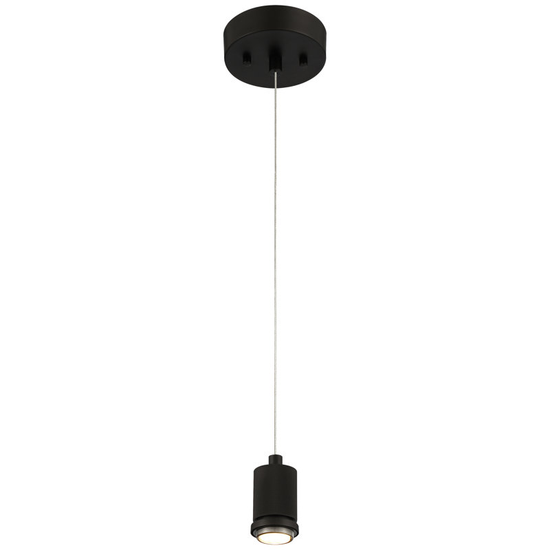 Southglenn 1 - Light LED Single Pendant, Matte Black