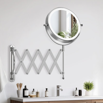 Miroir de maquillage pour salle de bain mural