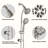 Complete Shower System with Rough in-Valve-97282634