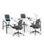 Bureau double Series A pour 4-106736017-106736015