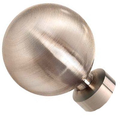 22.86cm Finial, Satin Silver