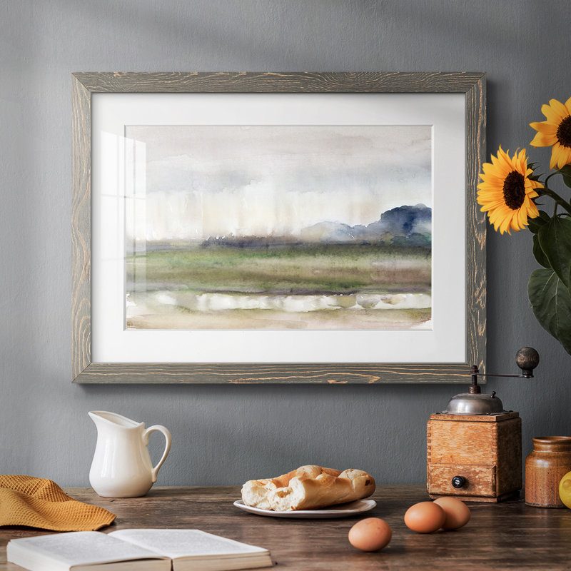 Autumn Rain, reproduction d'art encadrée sur papier, Gris, H 18 po x l 26 po x P 1,5 po