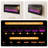 50" Thin Electric Fireplace Heater - Recessed & Wall Mounted, 15 Flame Colors, 6 Brightness & 6 Flame Speed Settings, Adjustable Thermostat 50–82°F, 12H Timer, 750W/1500W, Touch Screen & Remote Control-846737816