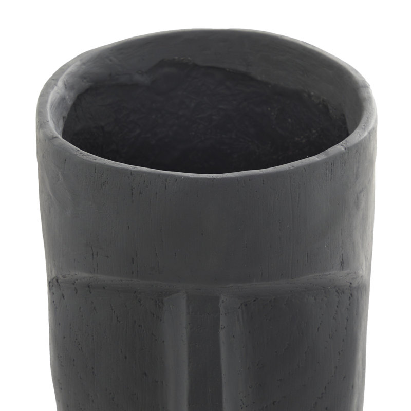 1 pot d'intérieur en oxyde de magnésium, H 23,45 po x l 11,5 po x P 13,05 po
