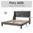 Bowdoin Modern Linen Upholstered Wingback Platform Bed with Wooden Slats-47617073-47617079