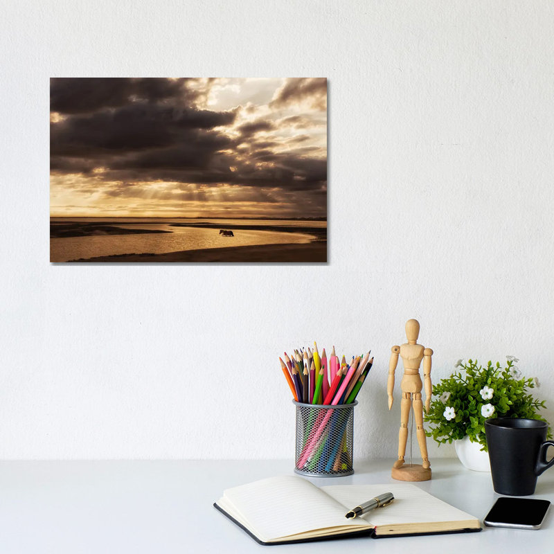 Water & Land IV by PHBurchett - Wrapped Canvas Painting, 20.32 cm H x 30.48 cm W