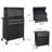 Tool Chest, 8-Drawer Rolling Tool Storage Cabinet with 2 in 1 Detachable Top Tool Box, Liner, Lockable Wheels, Side Hooks, Locking Mechanism, Metal Tool Cart for Garage