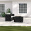Myah 4 Seater Rattan Corner Sofa Set with Cover-1842741305