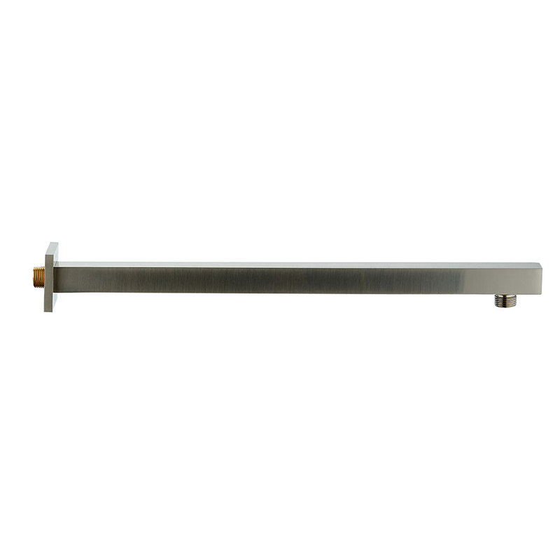 Bras de douche carré en laiton DAX, Chrome